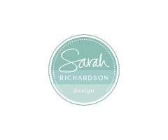 Sarah Richardson Design colourful logo